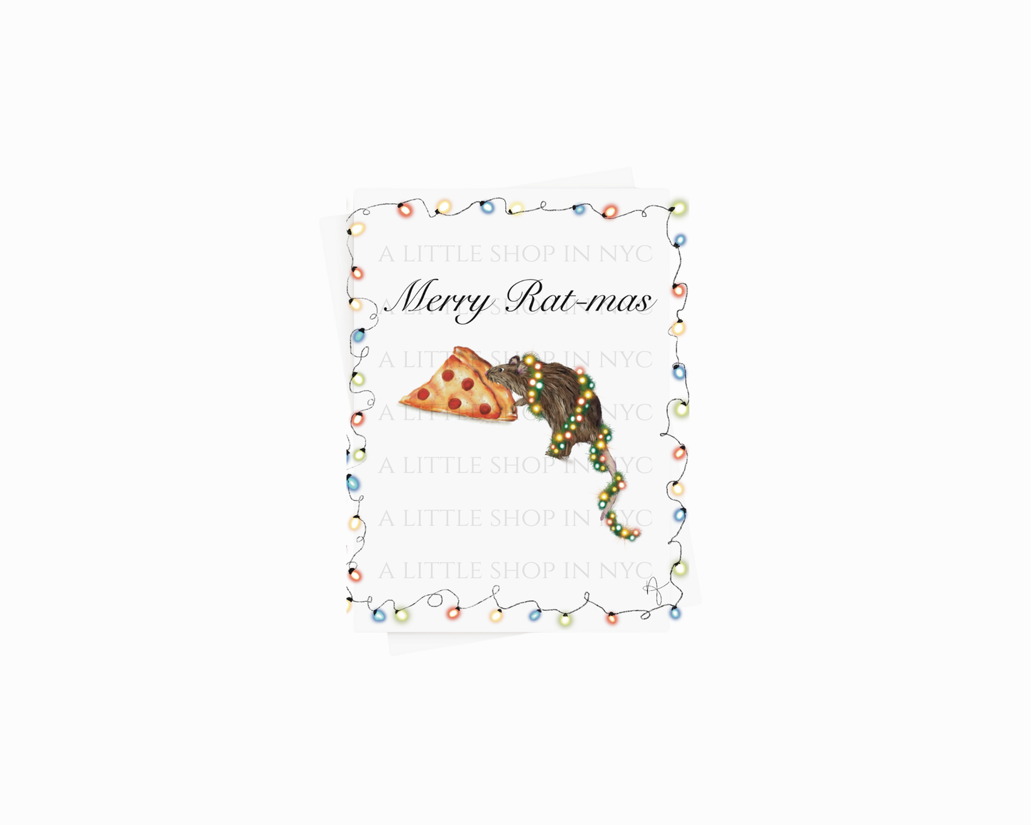 Merry Rat-mas Card