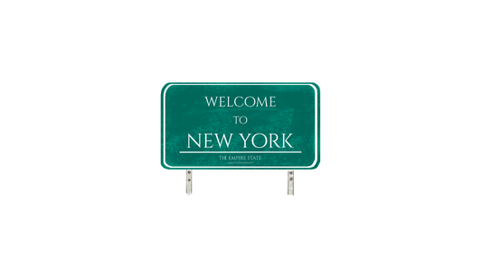 Welcome to New York Luggage Sticker