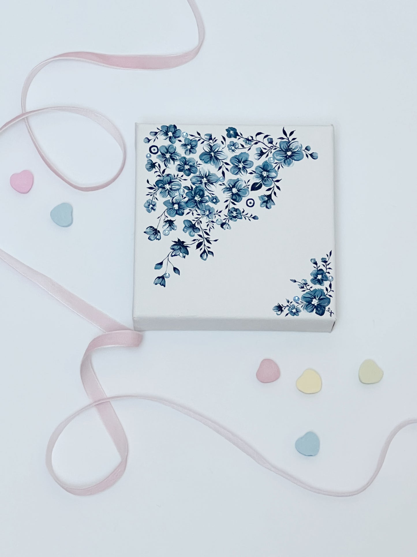 Mini Canvas Blue Florals