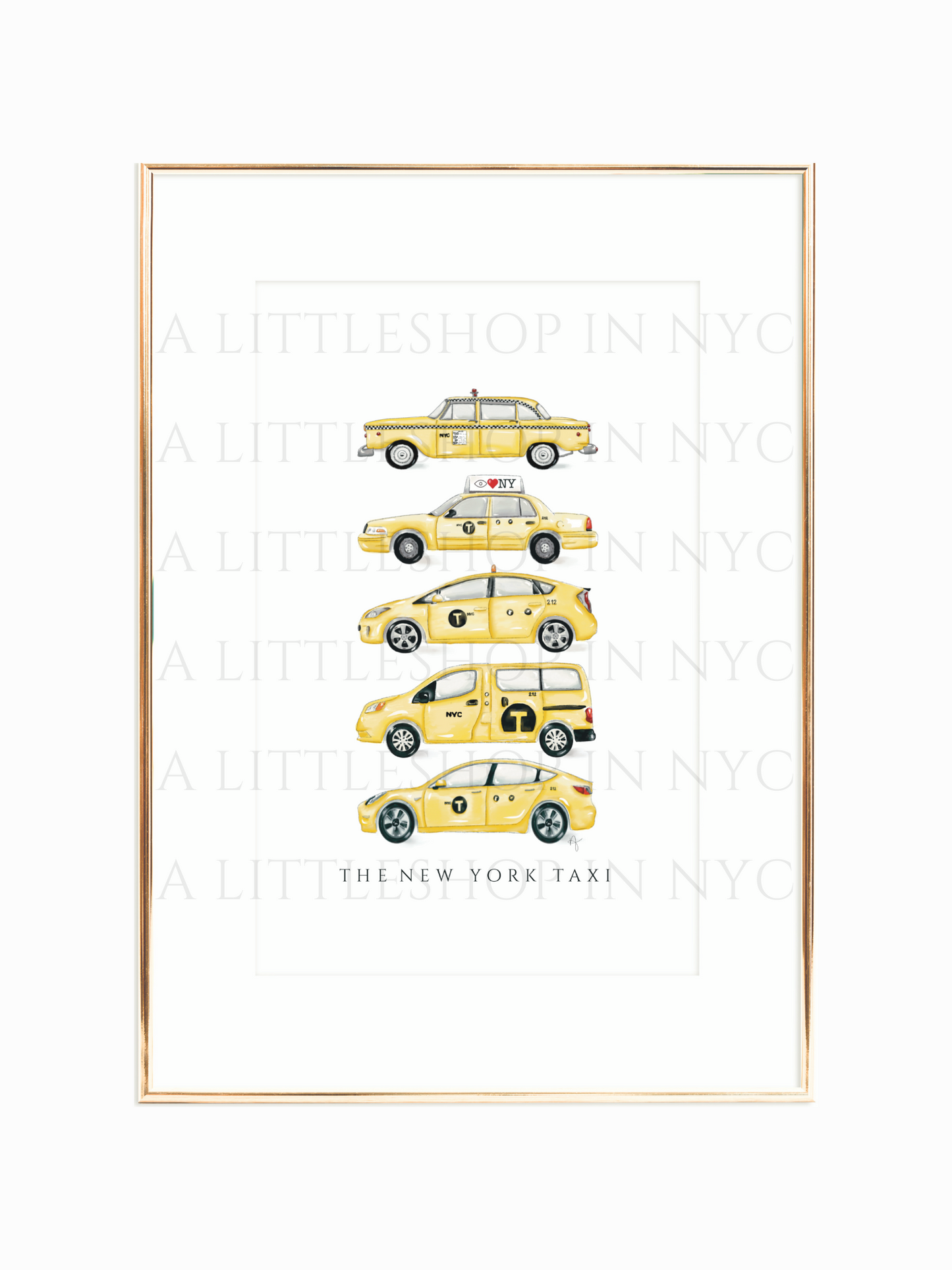 The New York Taxi Print