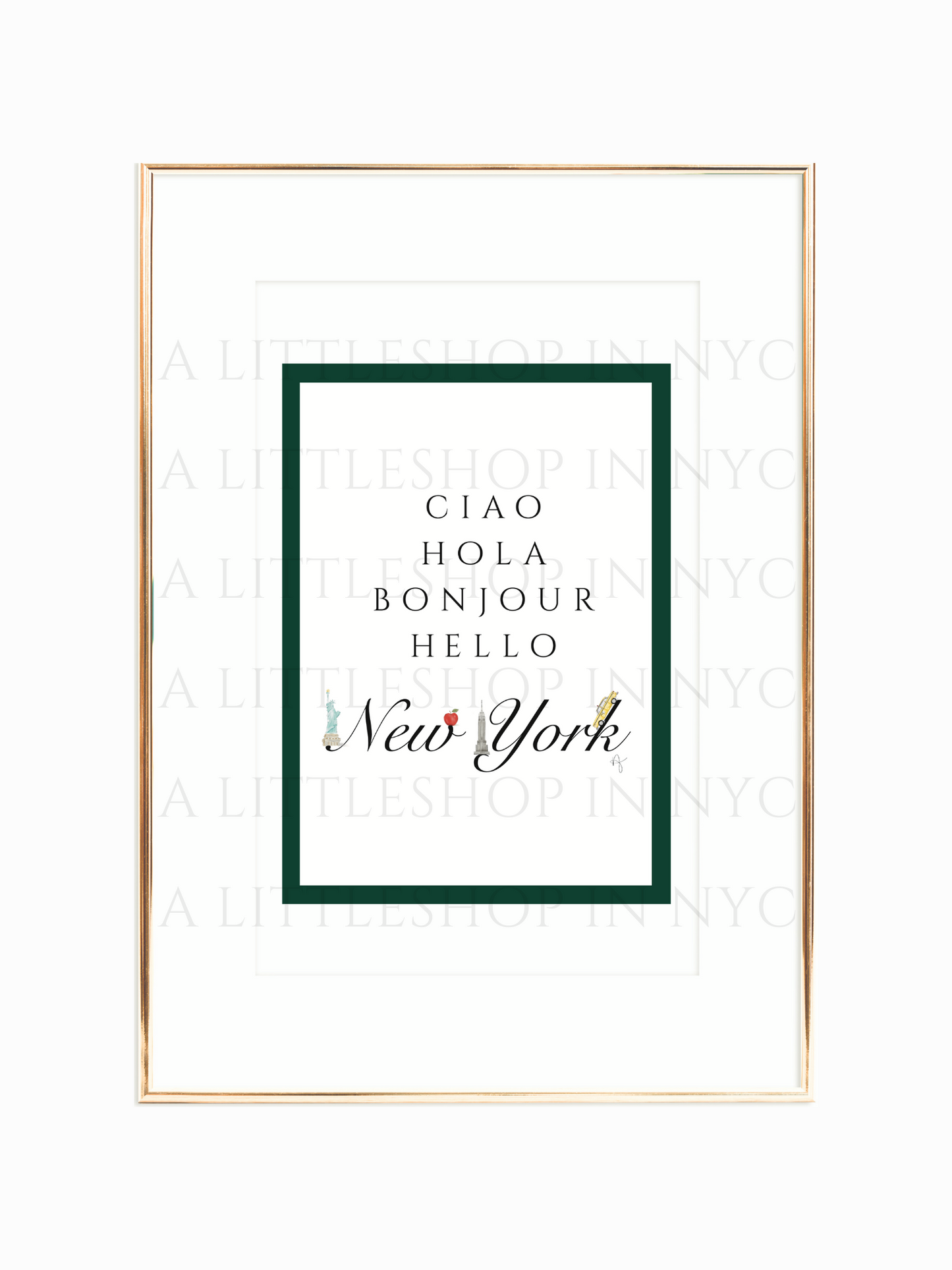 Hello New York Print
