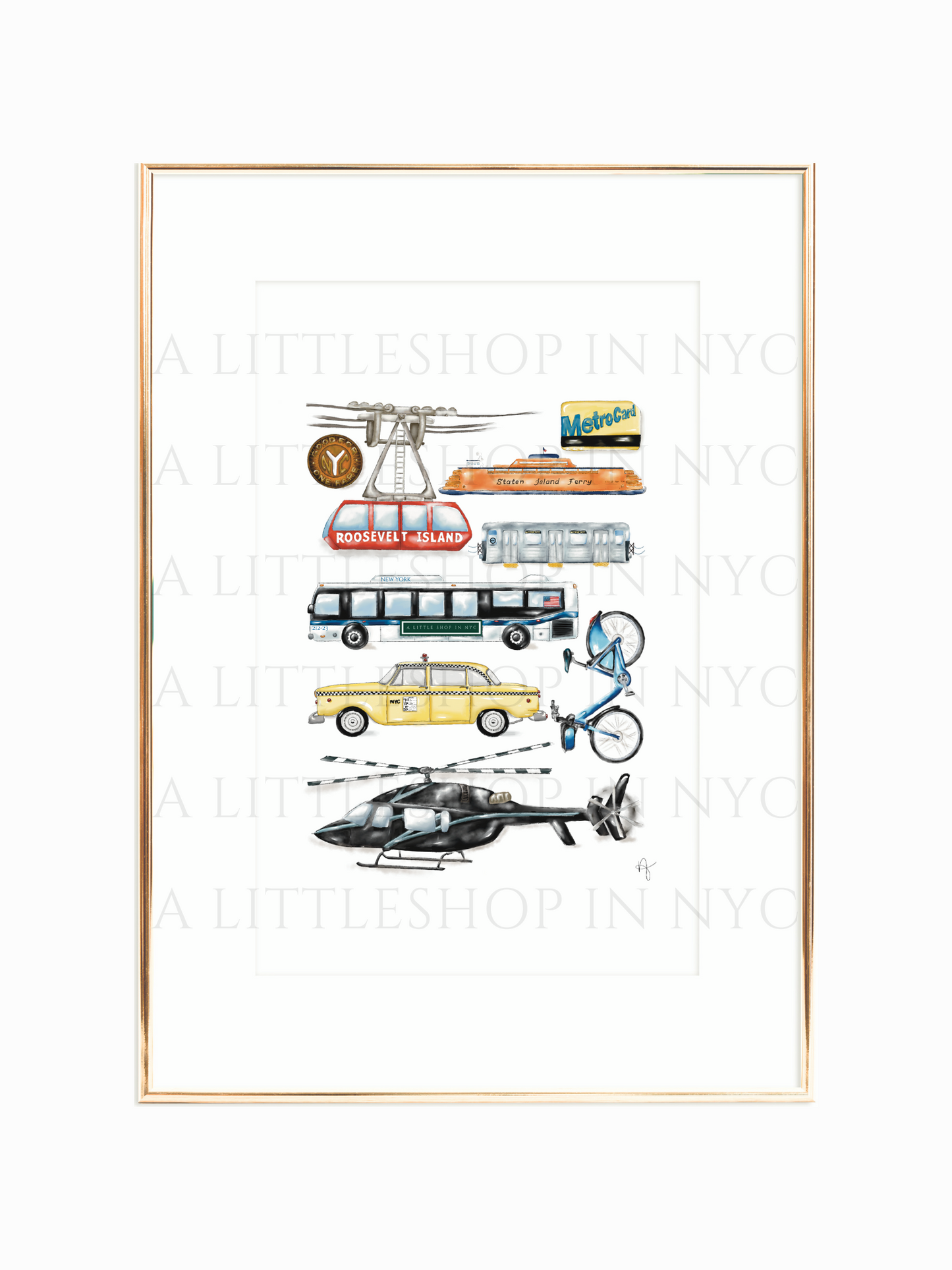 New York Transit Print