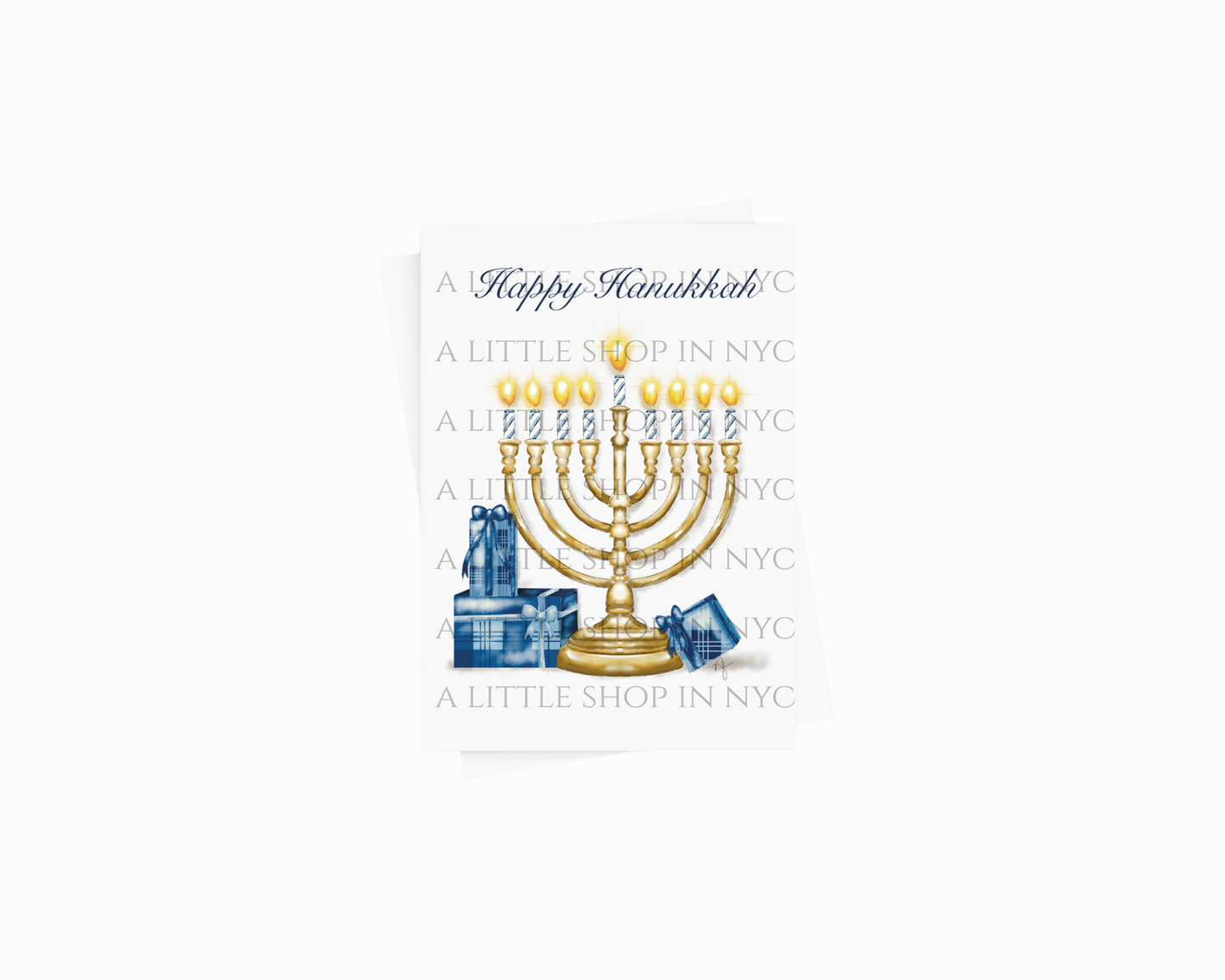 Happy Hanukkah Card