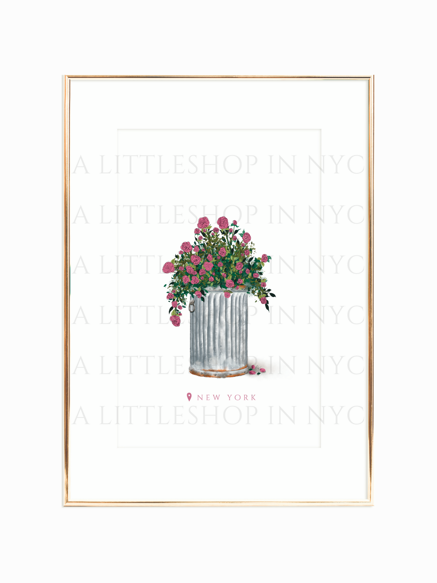 Trash of Florals Print
