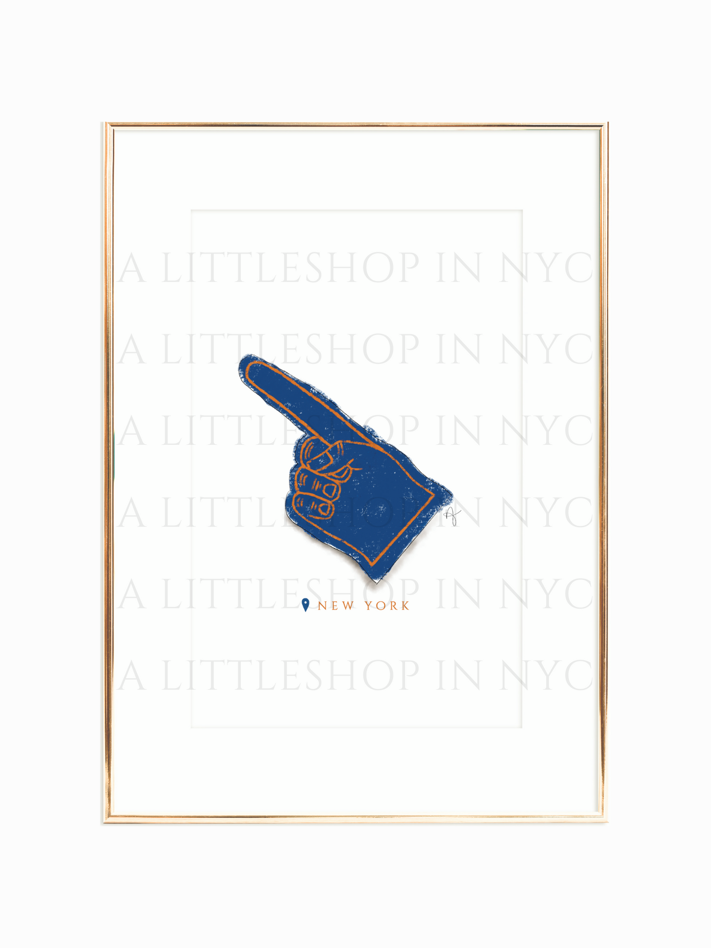 NY Mets Print