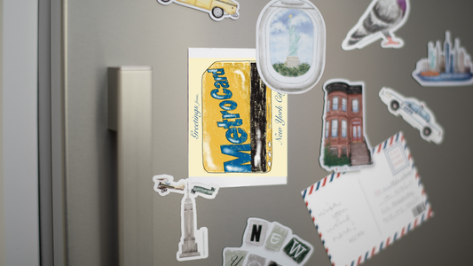 NYC Metrocard Postcard