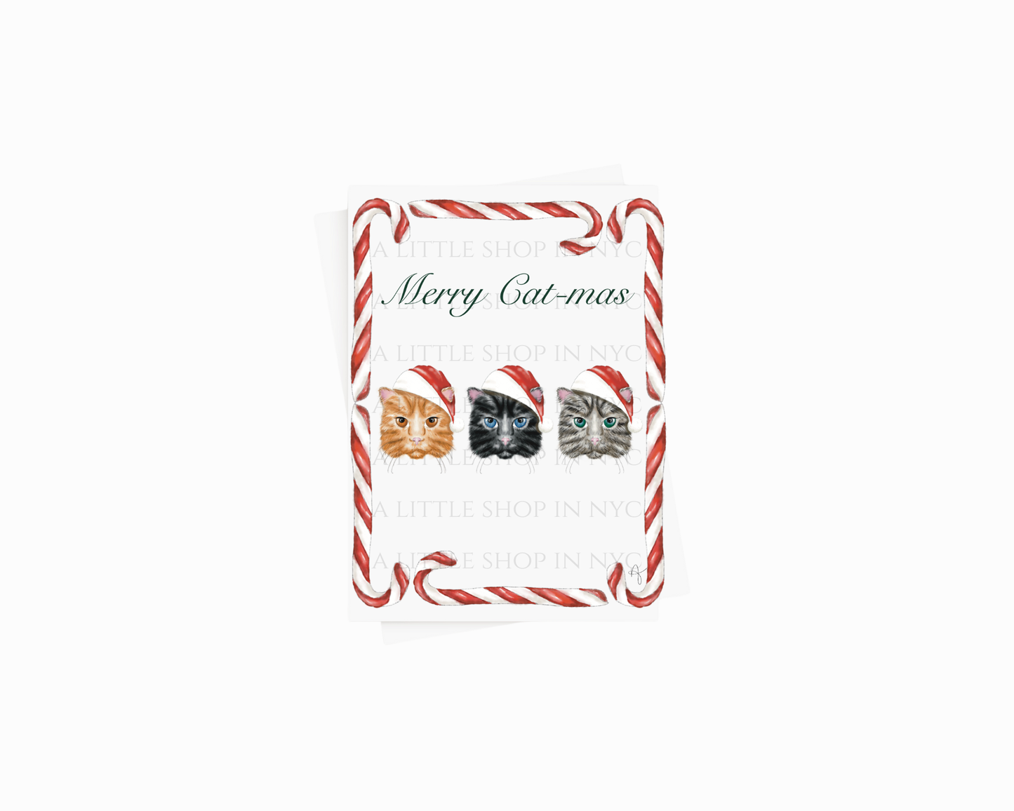 Merry Cat-Mas Card