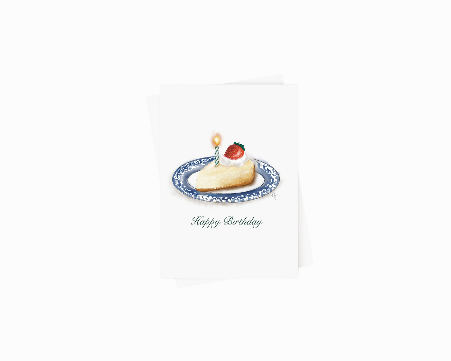 Happy Birthday Cheesecake Card