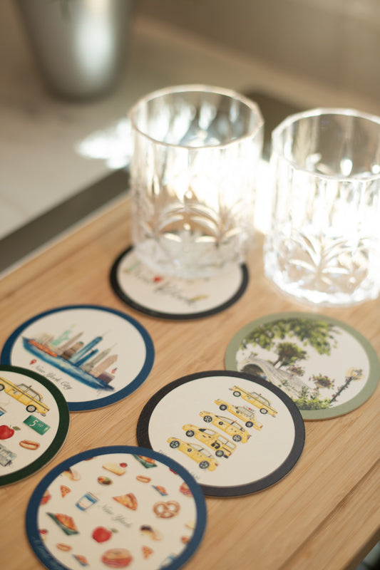 The New York Taxi Coaster Pack