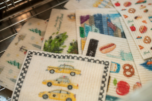 The New York Taxi 2 Pack Dishcloth
