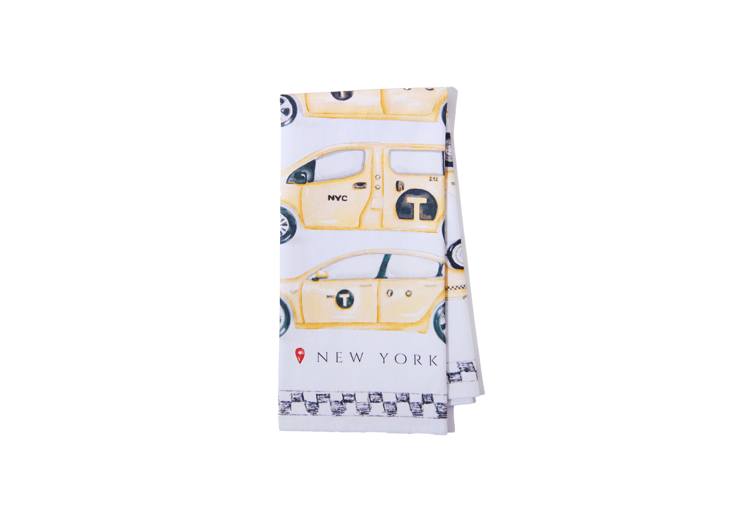 The New York Taxi Tea Towel