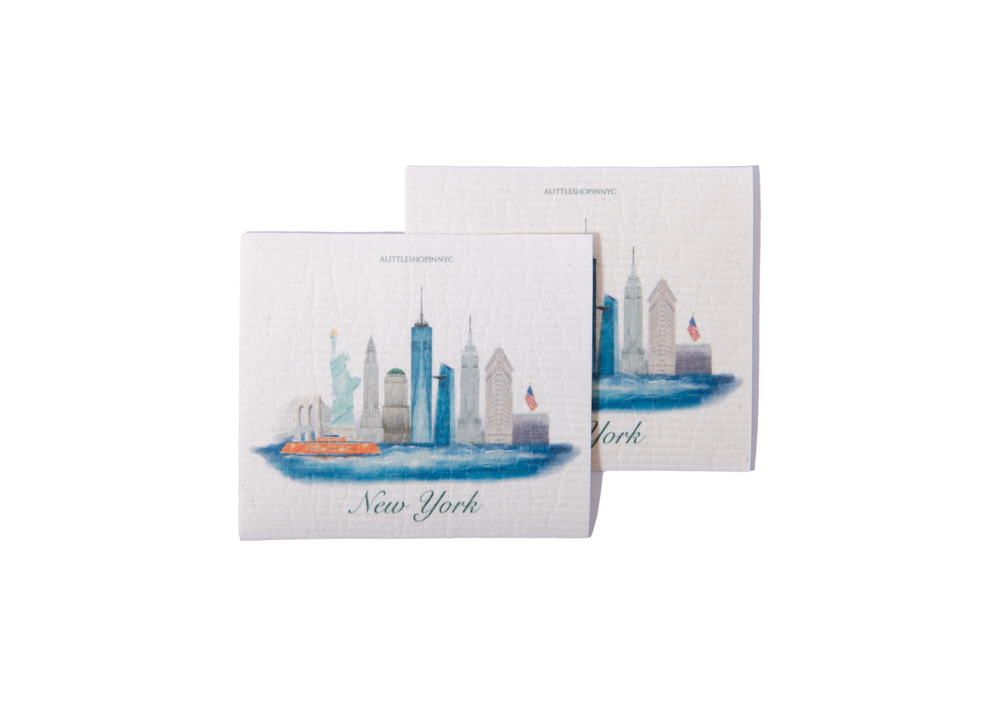 NYC Skyline 2 Pack Dishcloth