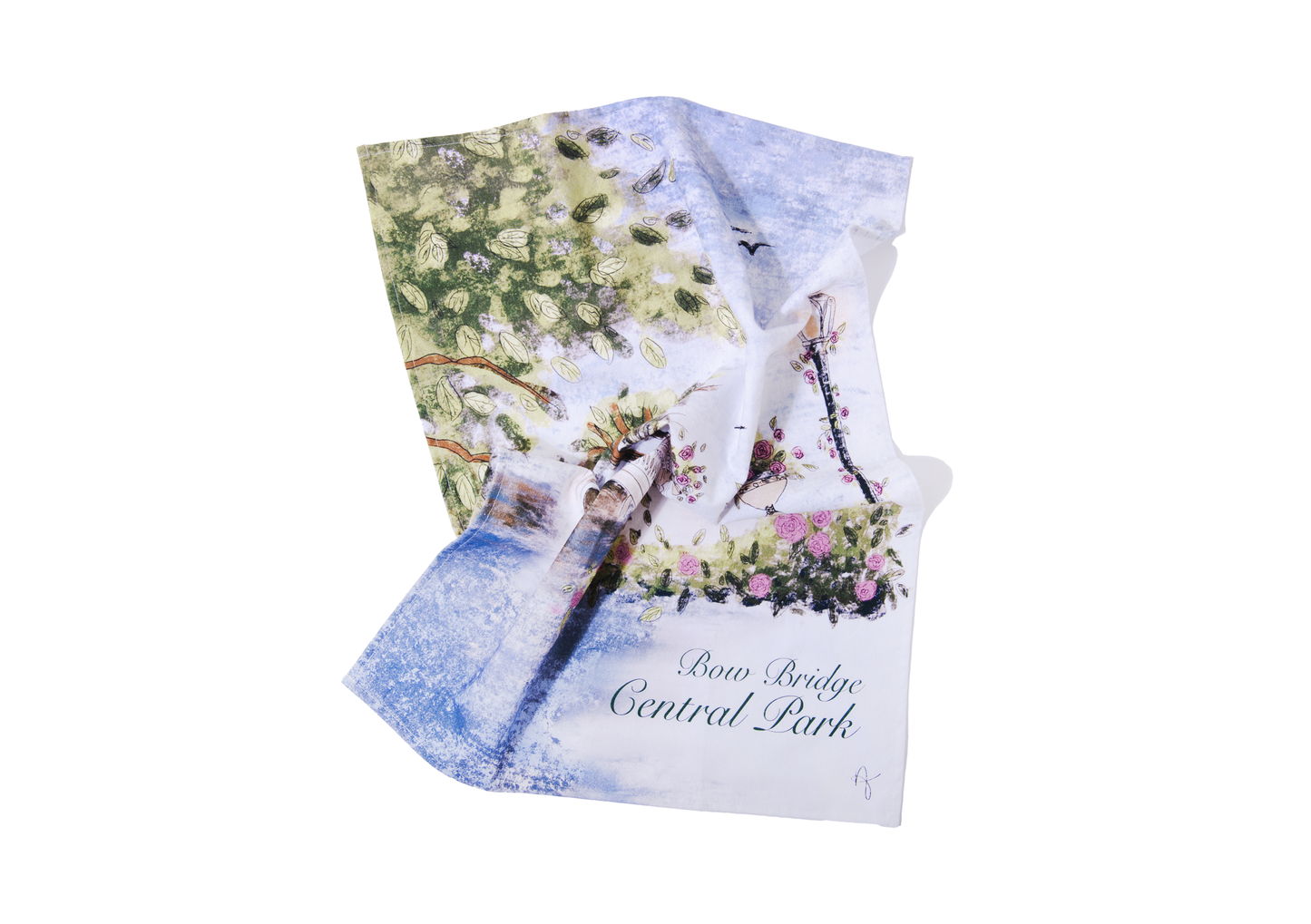 Bow Bridge Tea Towel