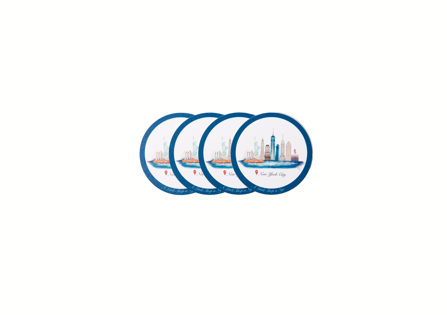 New York Skyline Coaster Pack