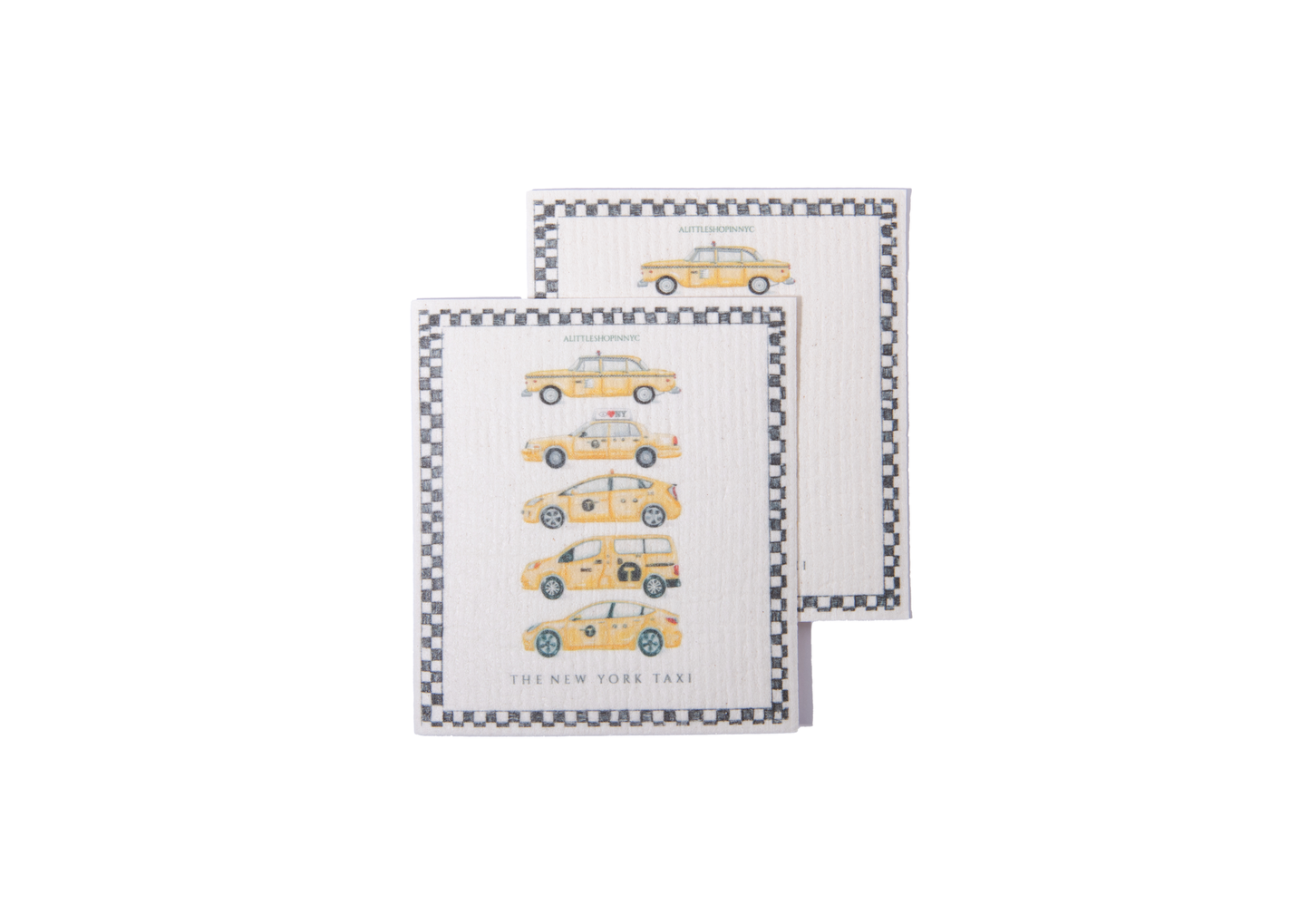 The New York Taxi 2 Pack Dishcloth