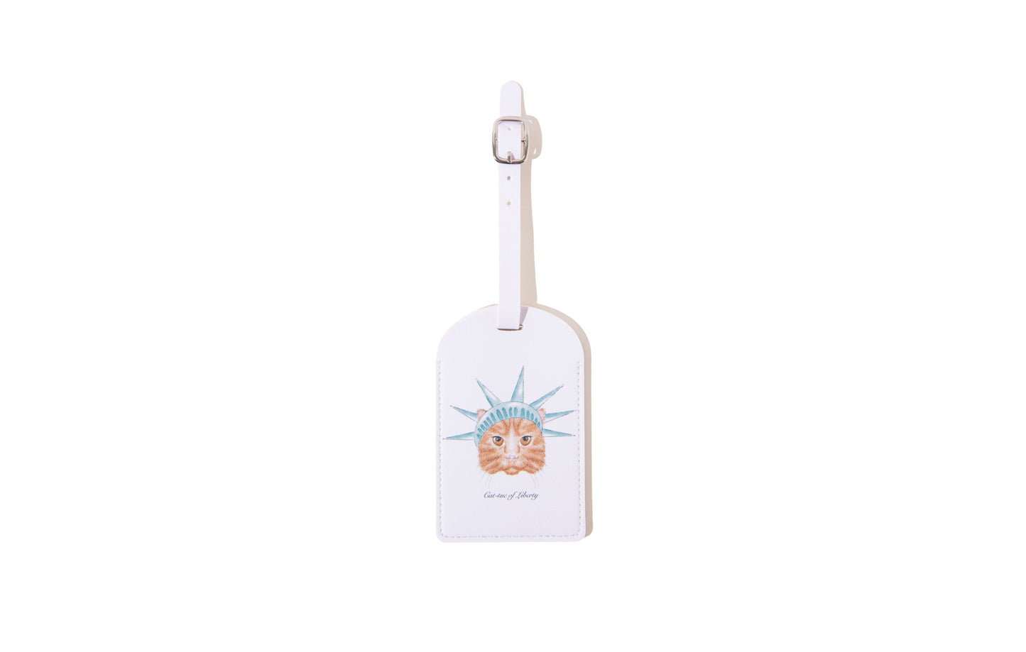 Cat-tue of liberty Luggage tag