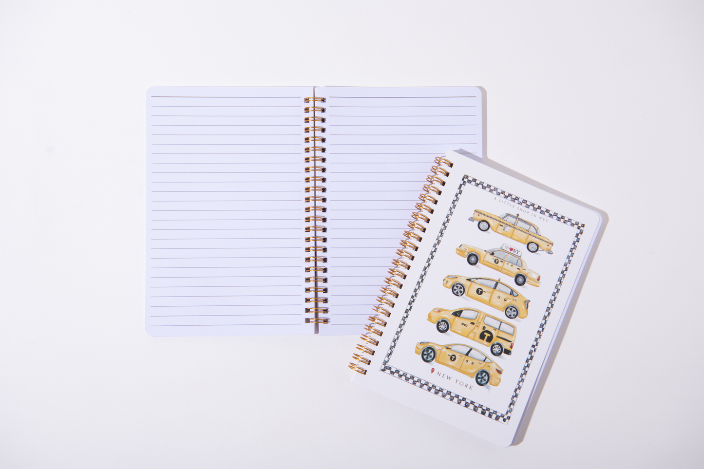 The New York Taxi Spiral Notebook