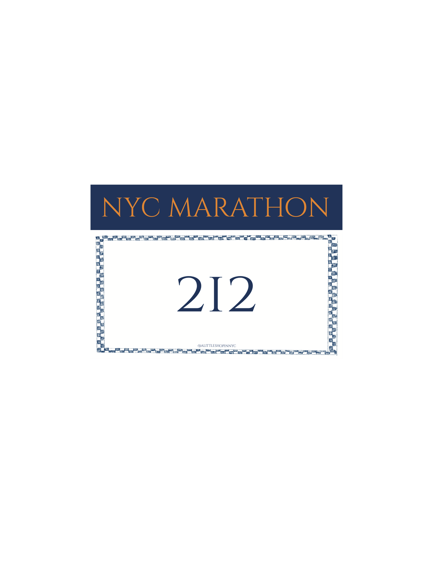 NYC Marathon Print