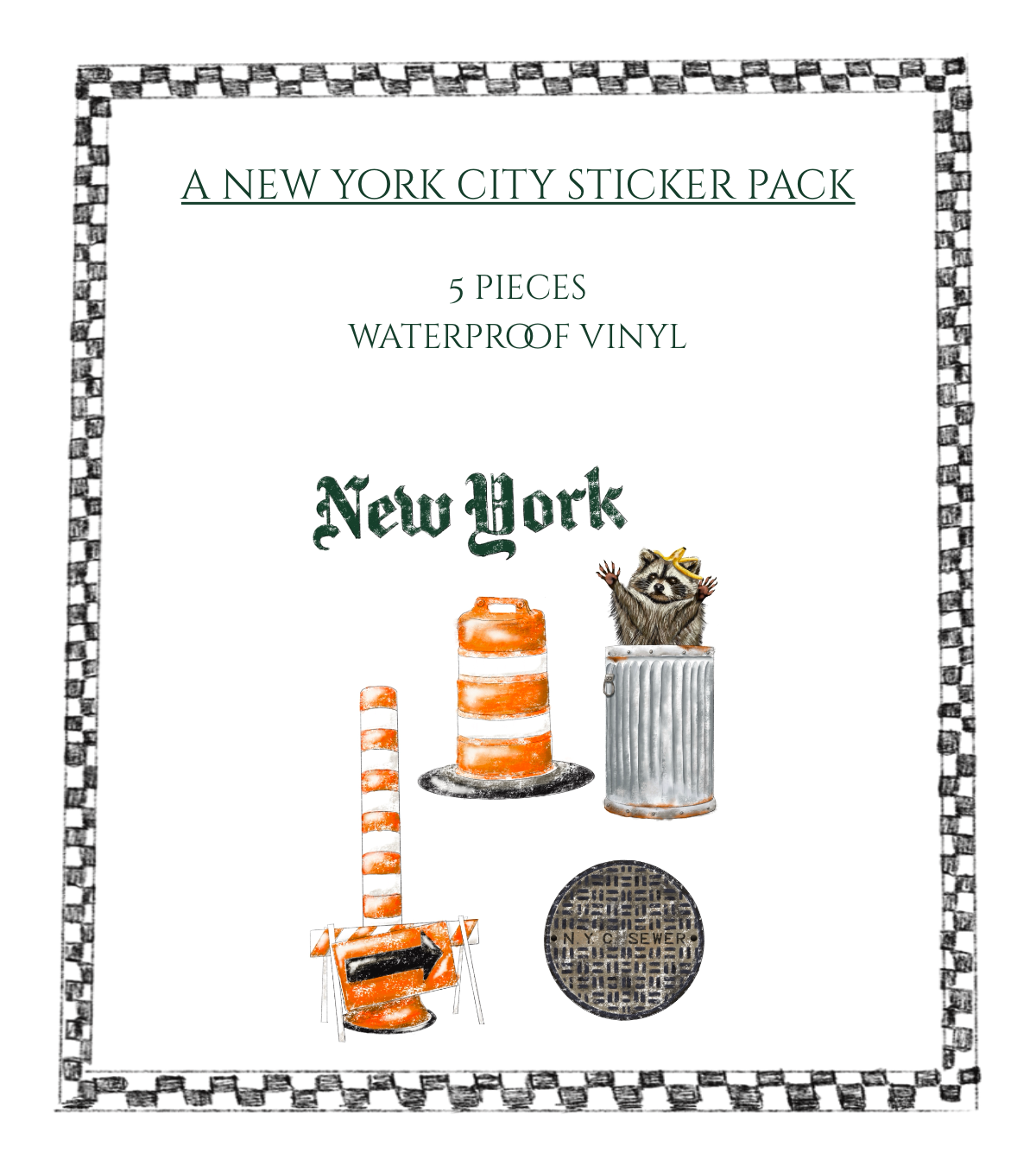 Construction Zone Sticker Pack