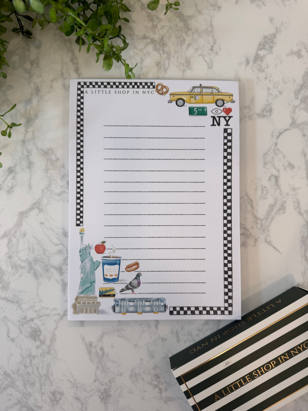 Large Notepad Icons of New York