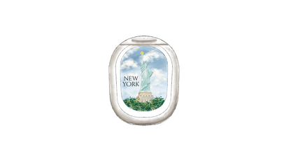 Window View Luggage Sticker