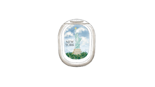 Window View Luggage Sticker