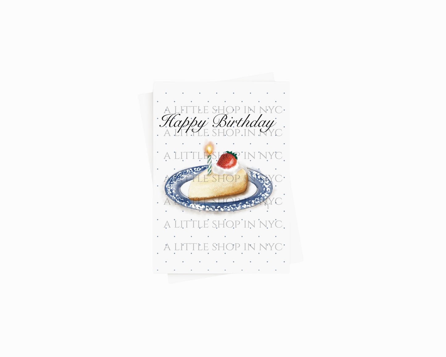 Happy Birthday Cheesecake Card