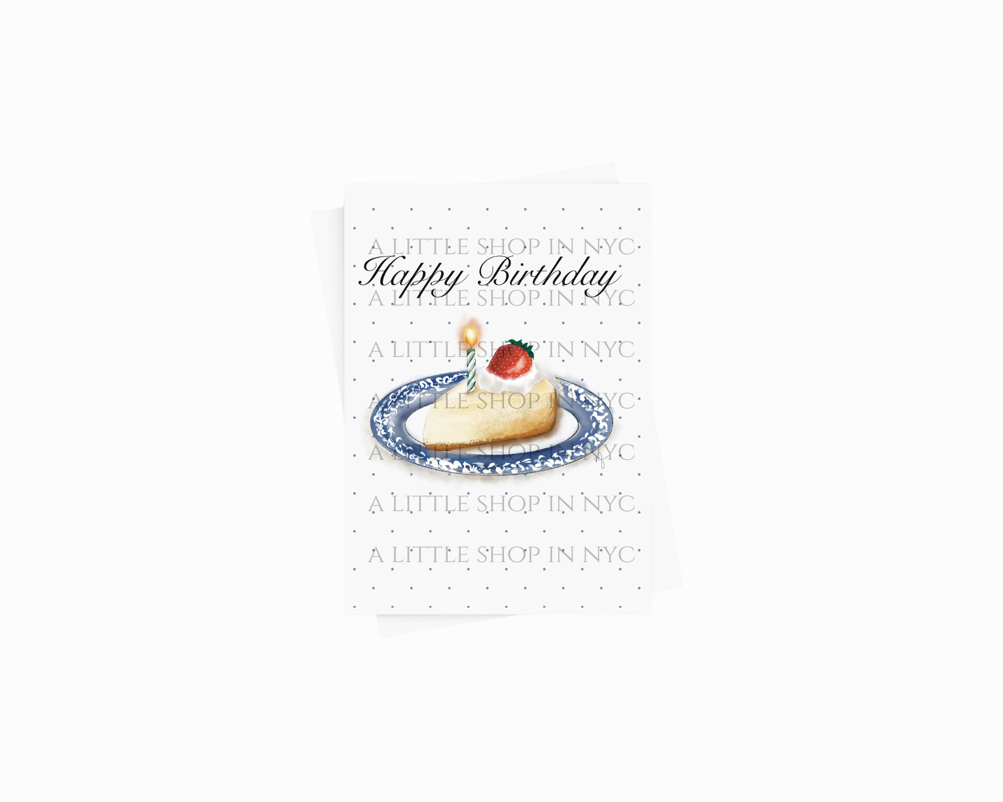 Happy Birthday Cheesecake Card