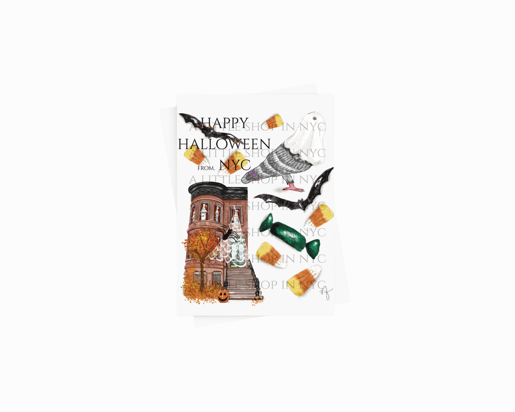 Halloween in NYC Card