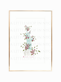 The Statue of Liberty Floral Print