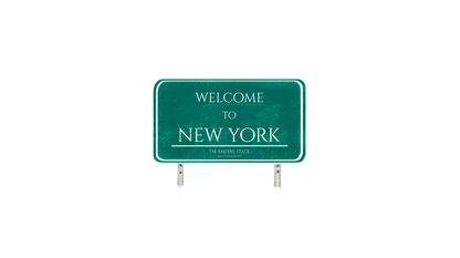Welcome to New York Luggage Sticker