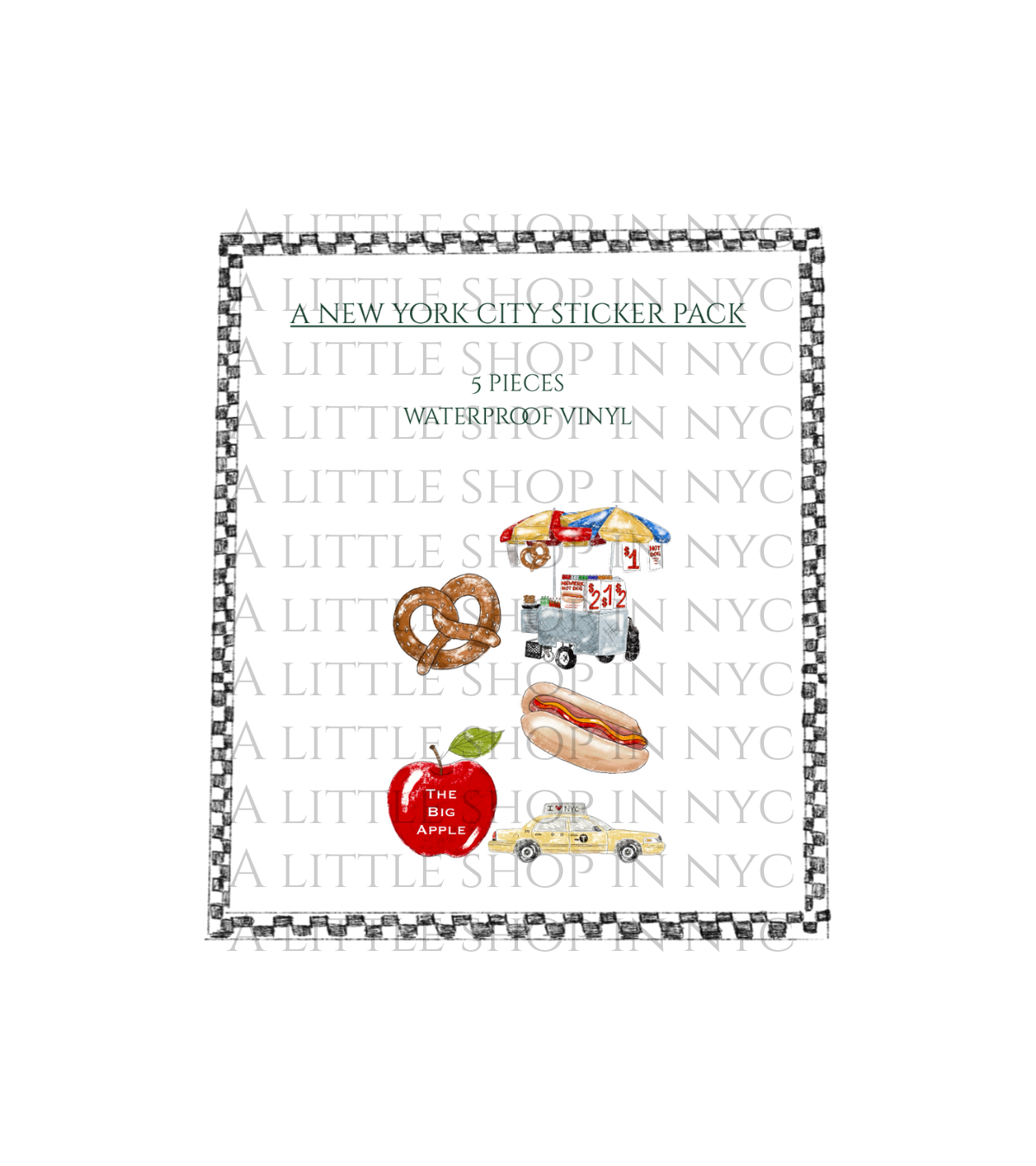 Hot Dog Sticker Pack