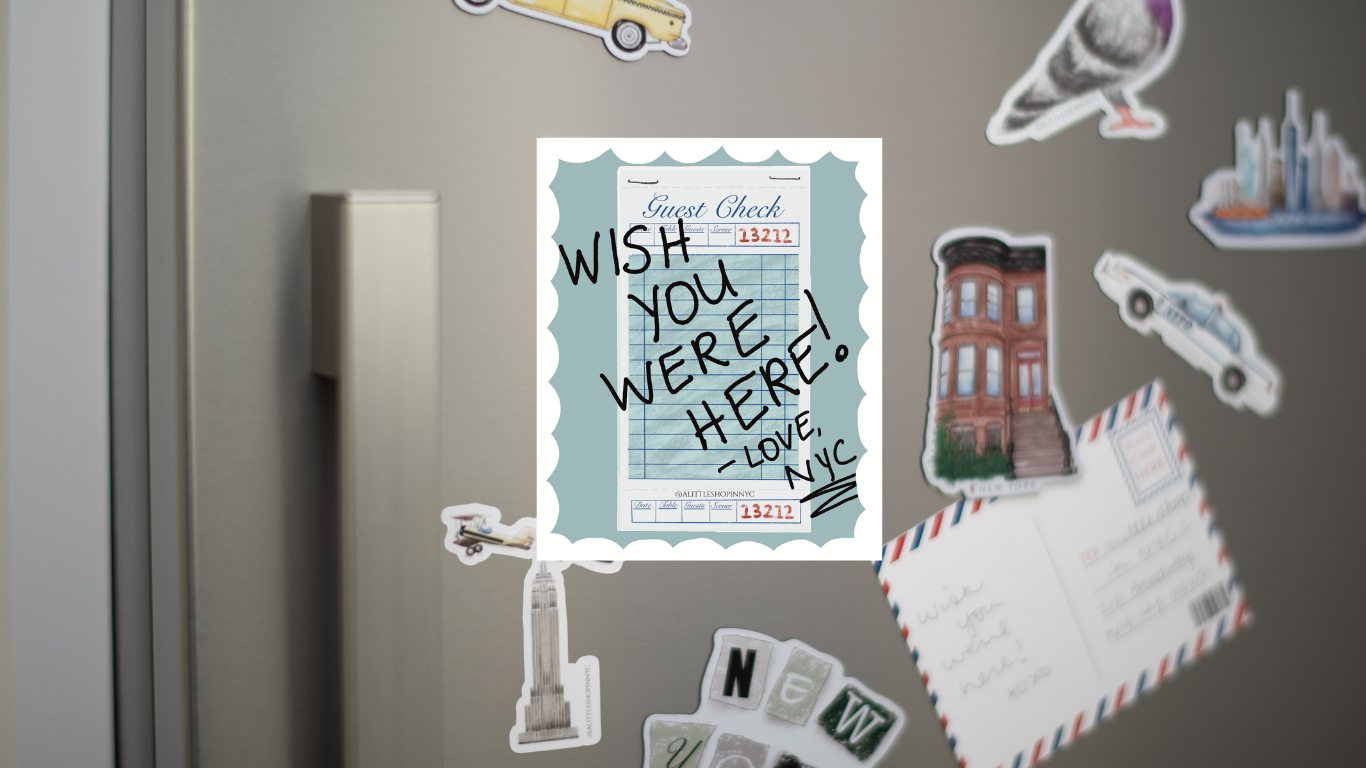 Guest Check Postcard