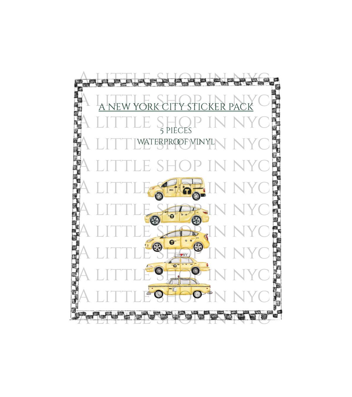 Taxi Sticker Pack