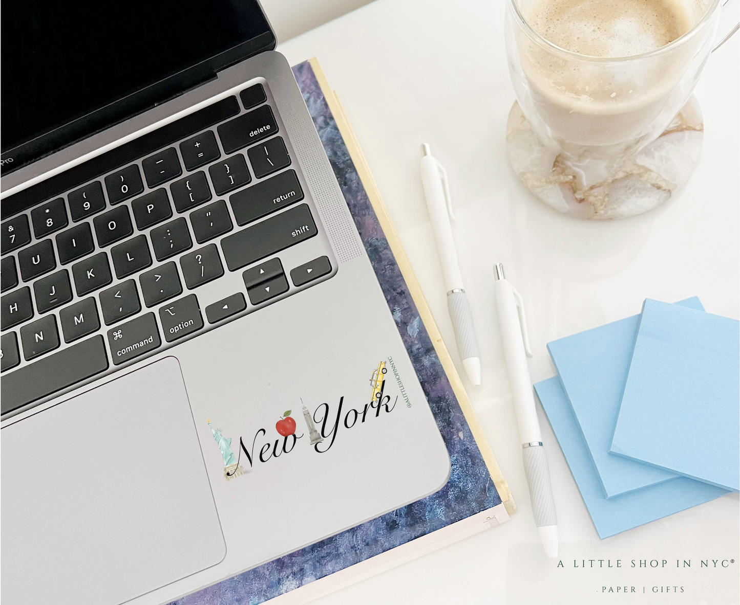 New York Text Sticker