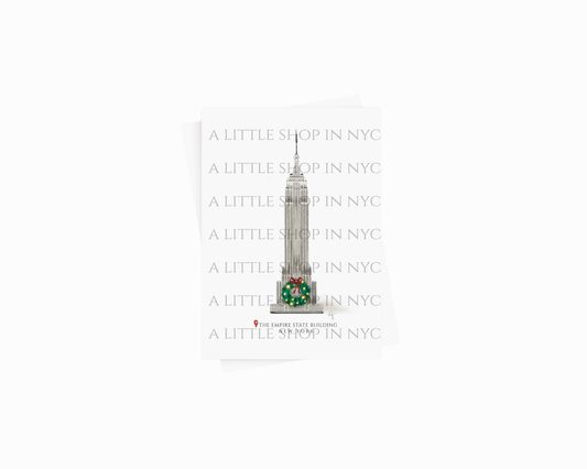 Festive Empire State Building Card