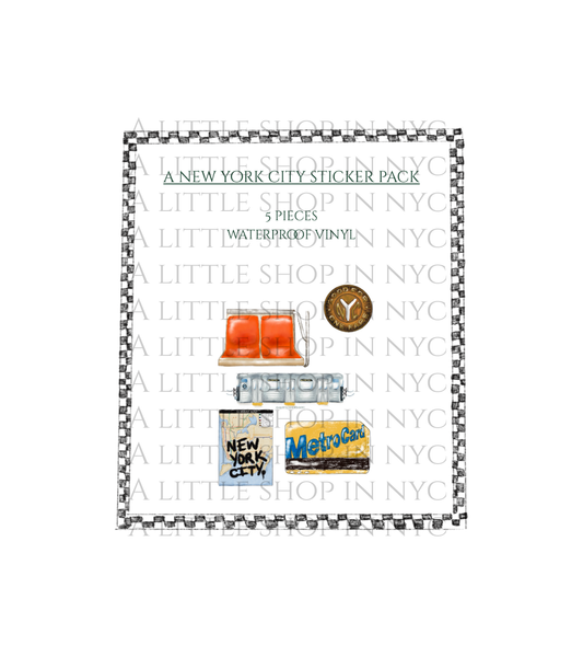NYC Subway Sticker Pack