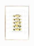 The New York Taxi Print