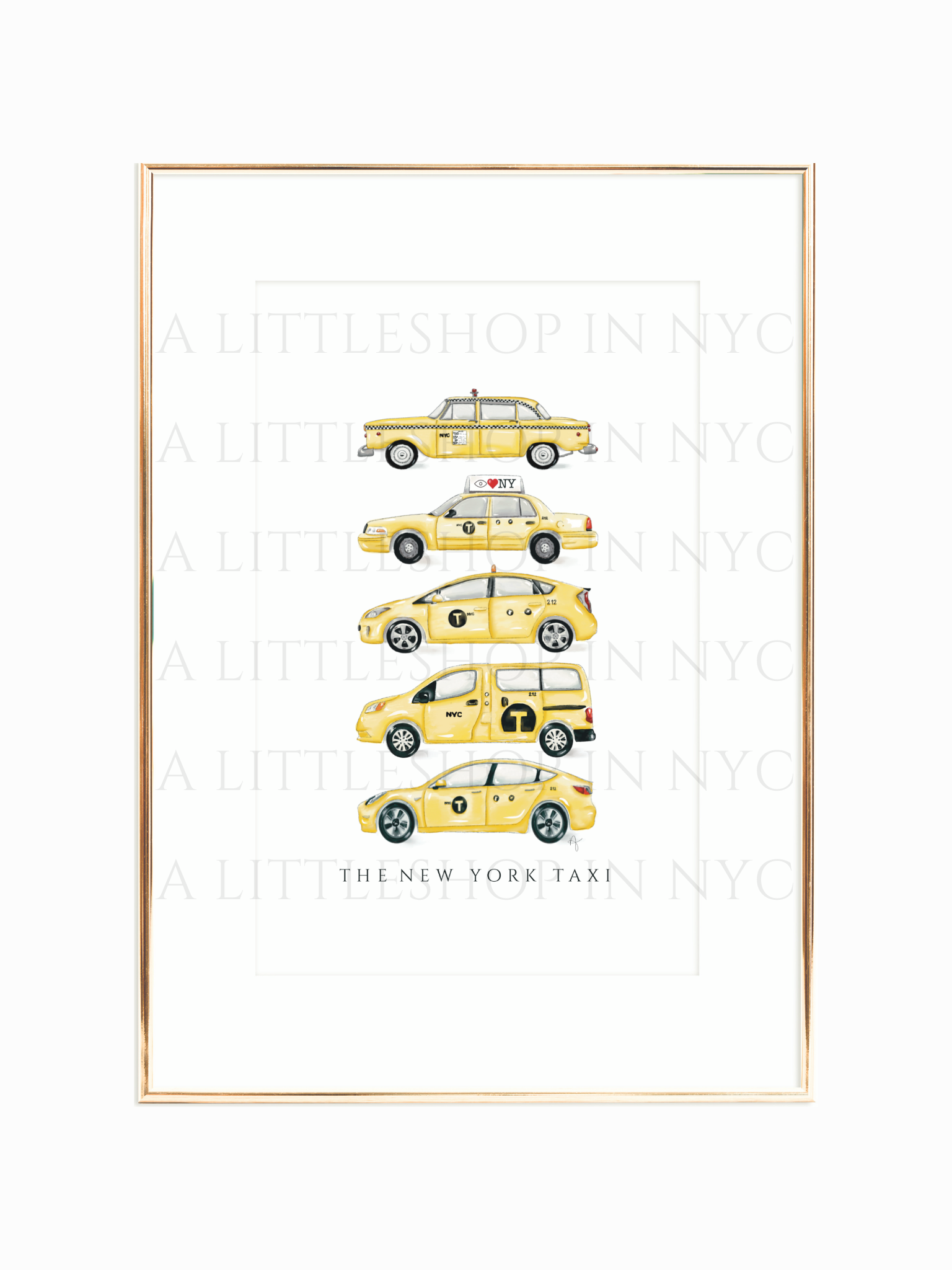 The New York Taxi Print