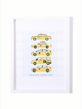 The New York Taxi - Poster Print