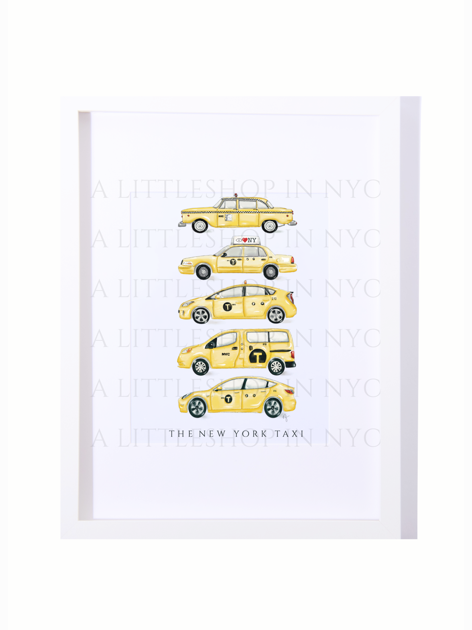 The New York Taxi - Poster Print