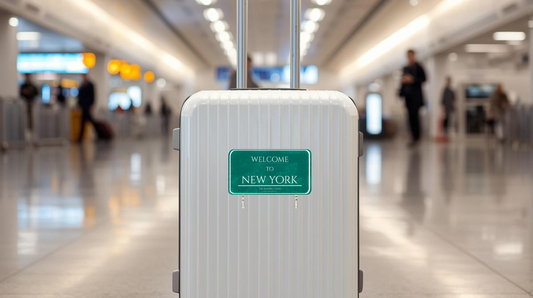 Welcome to New York Luggage Sticker