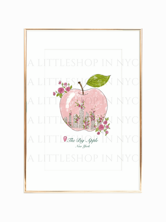 The Pink Apple Print