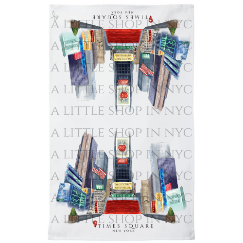 Times Square Tea Towel