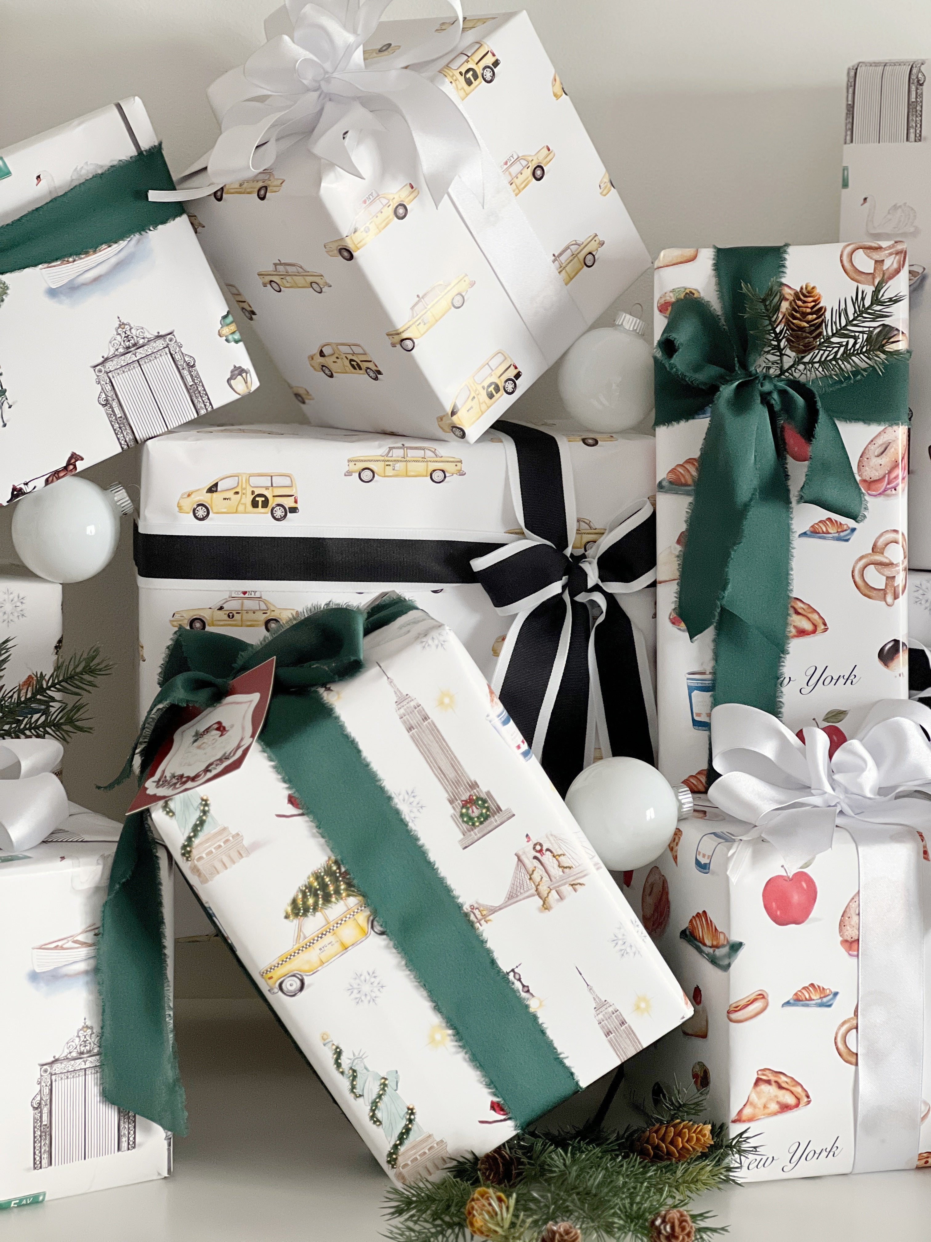 Festive New York Gift Wrap