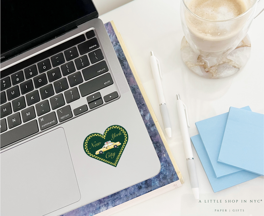 Green Heart NYC Sticker