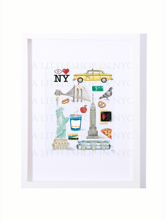Icons of New York Poster
