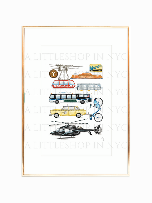 New York Transit Print