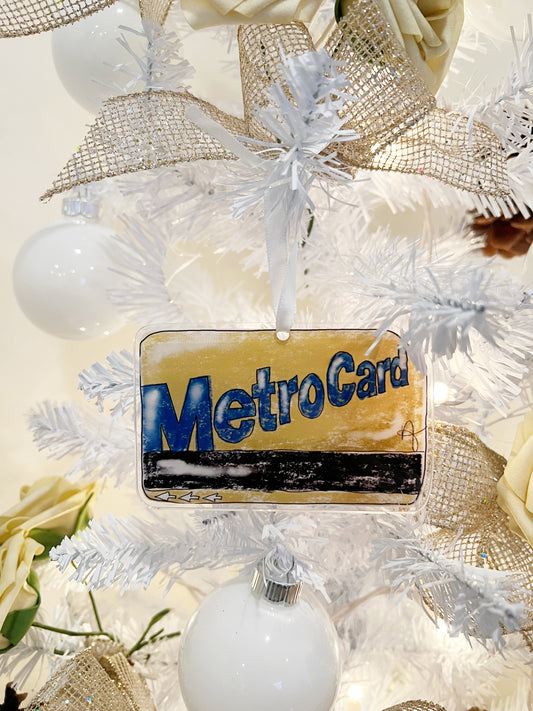 New York Metrocard Ornament