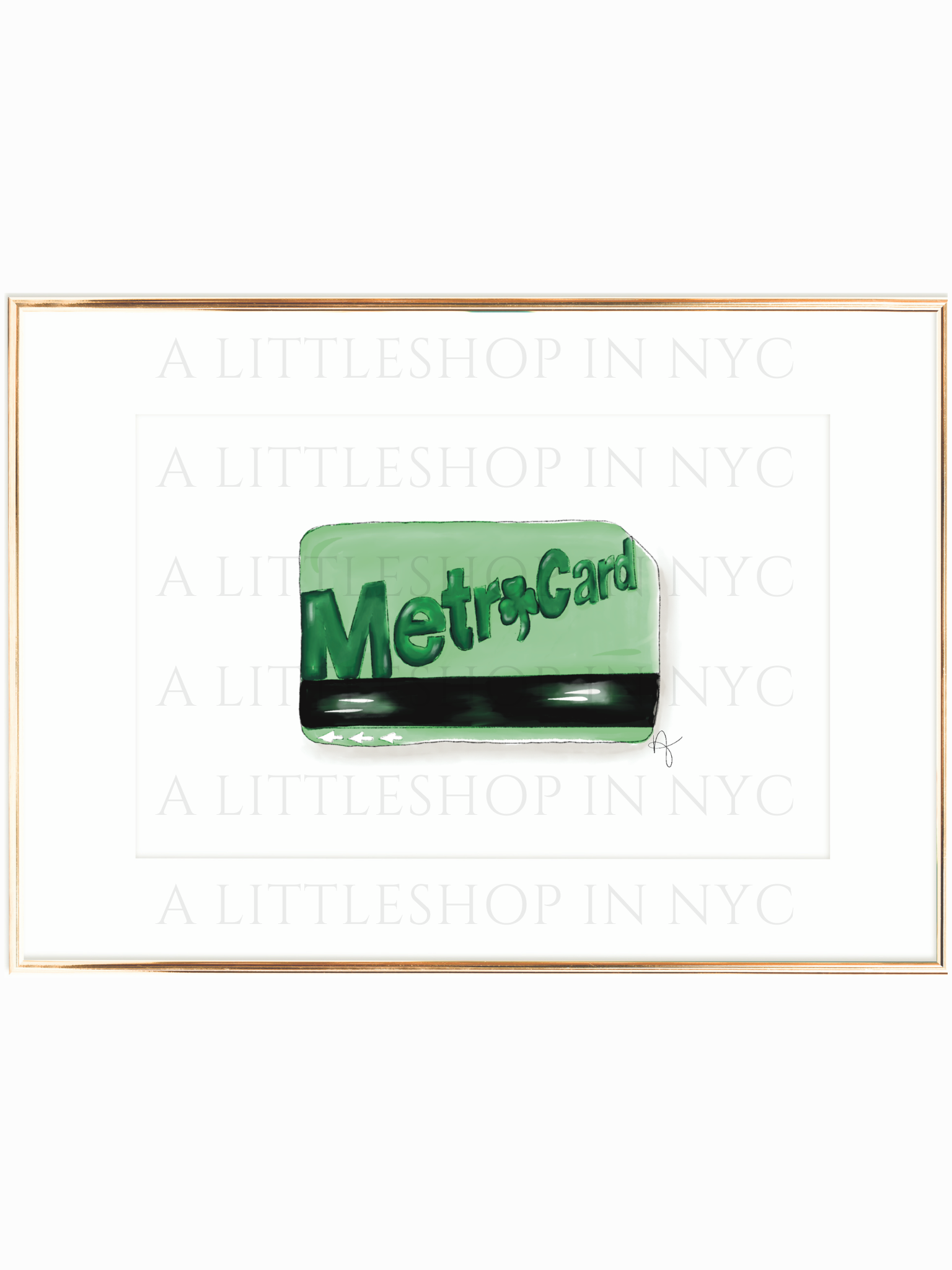Lucky Metro Card Print